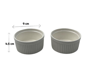 Porcelain Ramkin 9cm X2 - HouzeCart