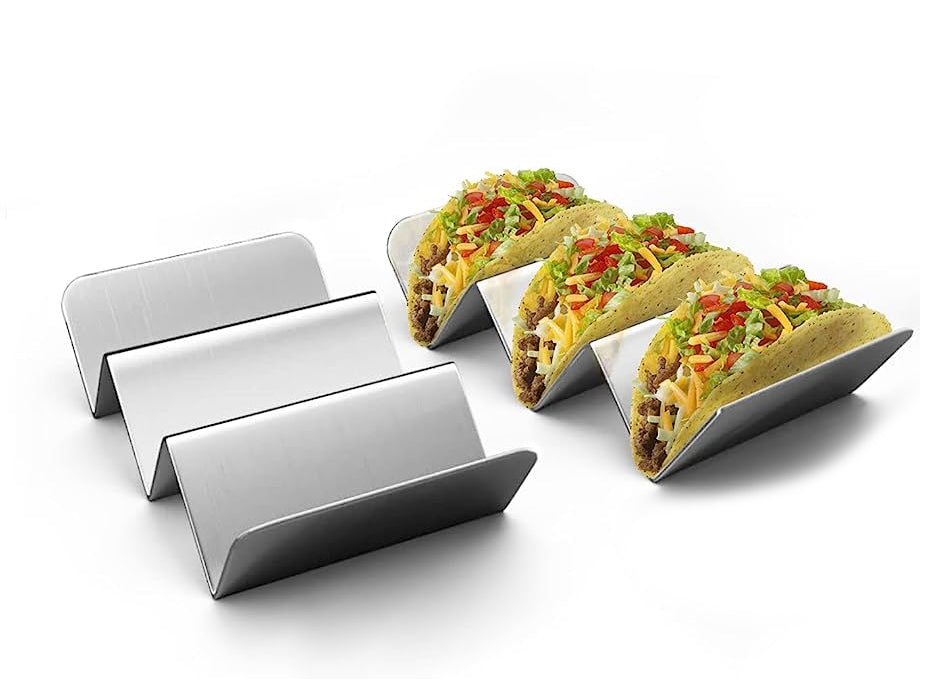 Stainless Steel Taco Holder for 3 Tacos