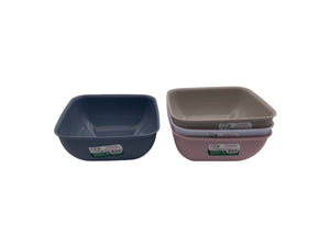 Colorful Square Bowl; 1.3 lt X2 - HouzeCart