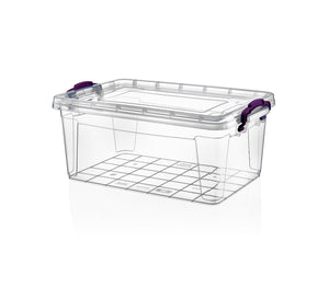 Clear Storage Box; 13.7 lt - HouzeCart