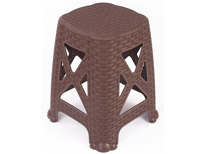 Plastic rattan stool sale