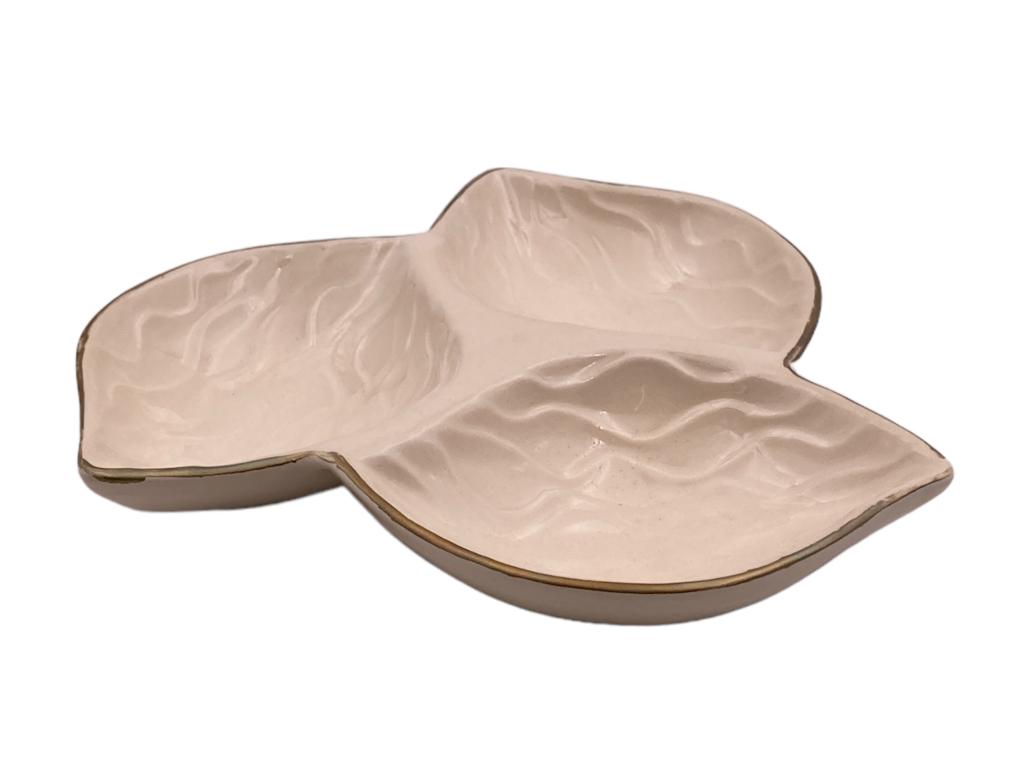 Ceramic 3 Compartments Plate HouzeCart