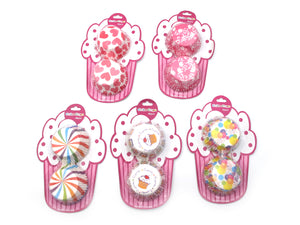 50 Colored Paper Muffin Holders in a Box X2 - HouzeCart