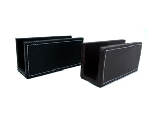 Leather hot sale napkin holder