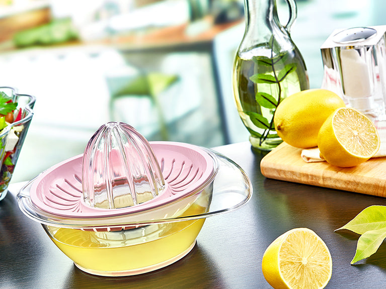 Plastic shop lemon squeezer