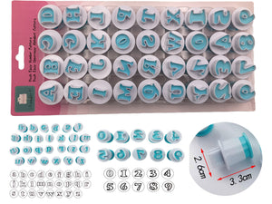 Set of plastic cutters letter and numbers 36 pcs - HouzeCart