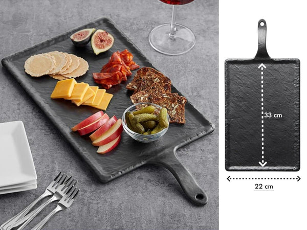 Black Melamine Slate Finish