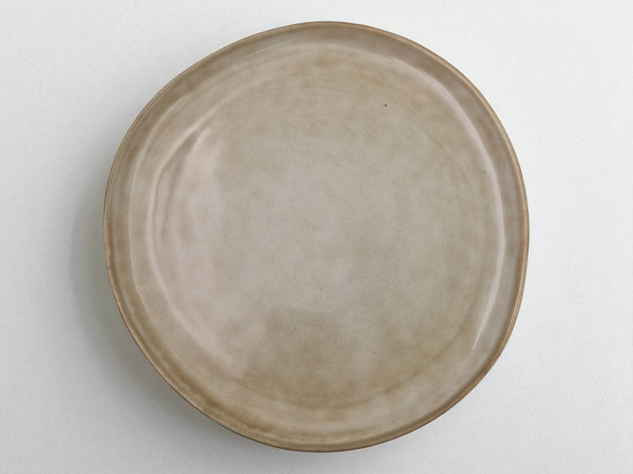 Dosthoff Marble Beige Irregular Shape Dinner Plate 27 cm
