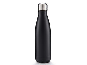 Black Stainless Steel Vacuum Water Bottle 750ml