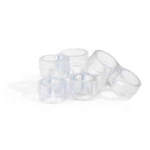 Set of 4 pieces transparent door stopper