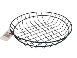 Black Round Bread Basket 25 cm