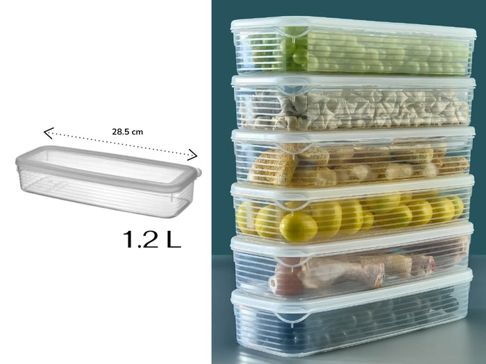 Line Storage Box Long 1.2 L Food Box