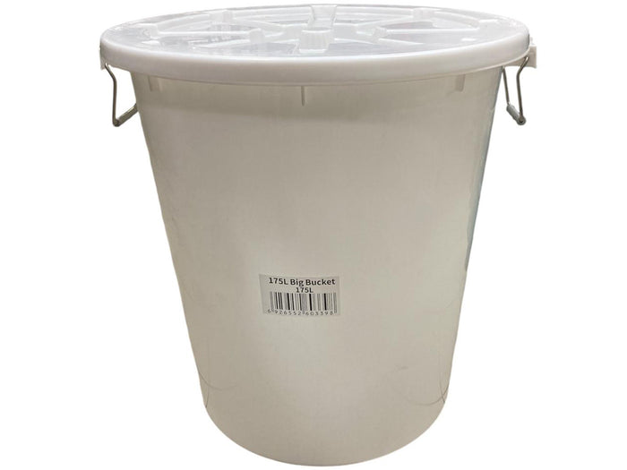 Food Safe Round Bin 175L With Cover