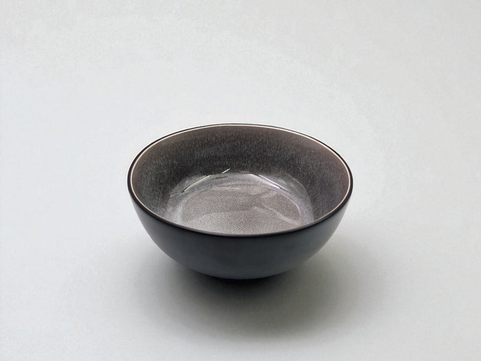 Dosthoff Glazed Large Bowl with Mat Black exterior 16 cm