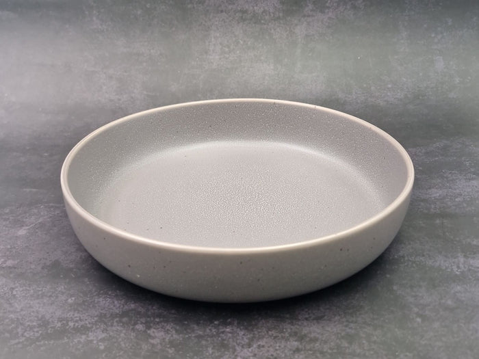 Dosthoff Matt Dark Gray Salad Deep Plate 23 cm