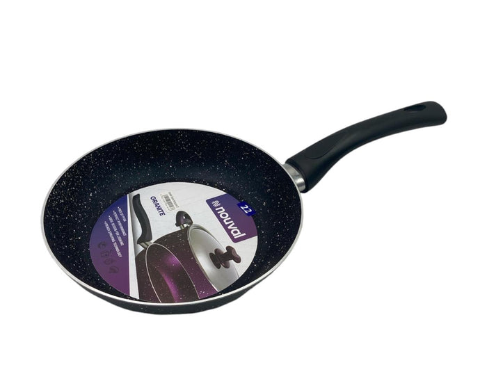 Black Granite Nouval Frying Pan 22 cm