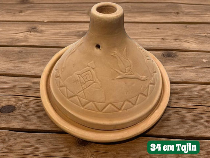 Natural Terracotta Tajin 34 cm