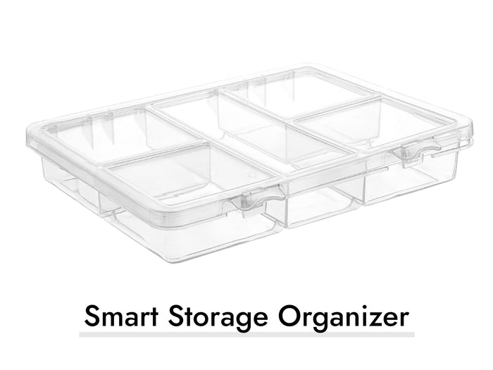 Smart Storage Box Organizer with Connected Cover