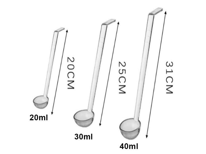 Polycarbonate Medium Laddle 25 cm