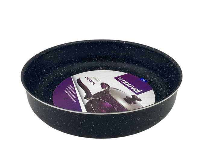 Black Granite Nouval Round Oven Tray 30 cm