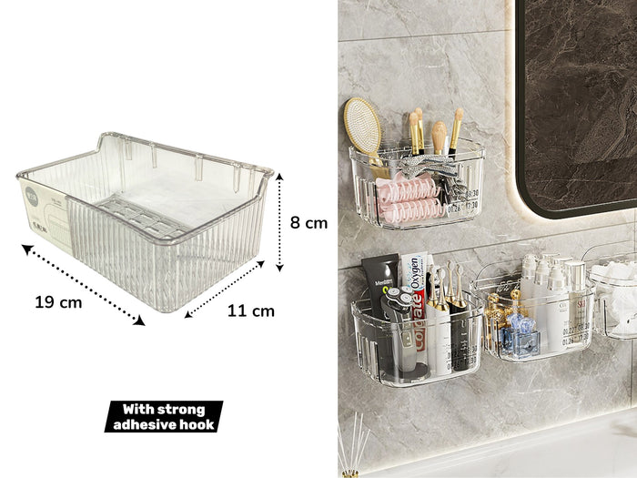 Perforated Unbreakable Transparent Storage Organizer 2