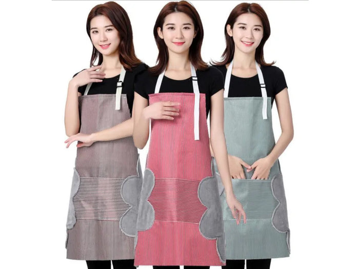 Water Proof Apron with 2 Side Towels