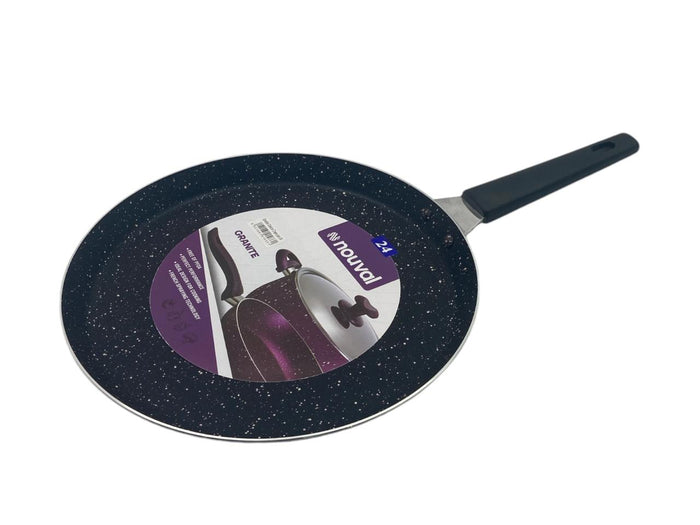 Black Granite Nouval Crepe Pan 24 cm