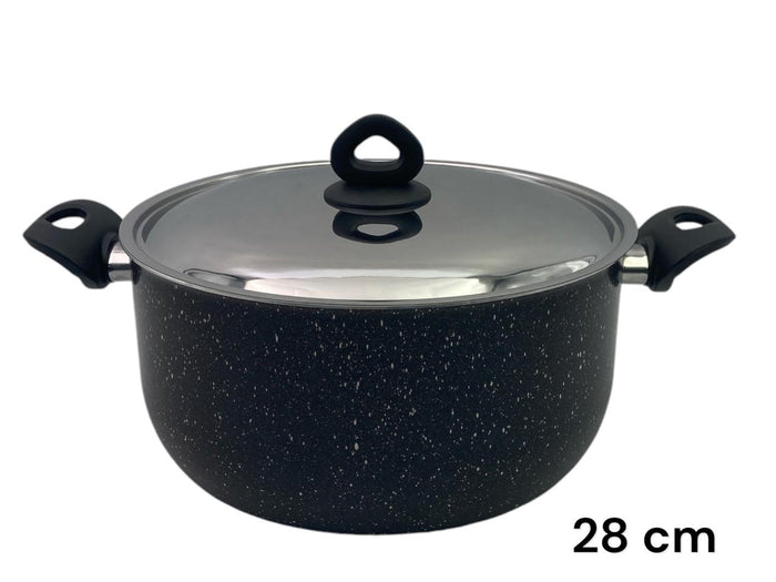 Black Granite Nouval Casserole 28 cm