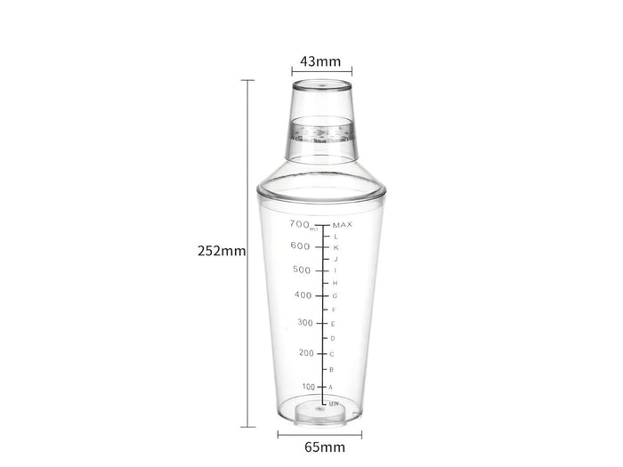 Boston Polycarbonate Shaker 700 ml