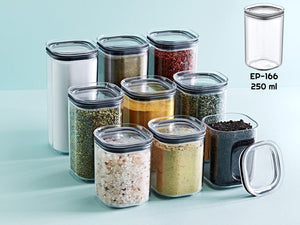 Airtight Squared Spice Jar 250 ml