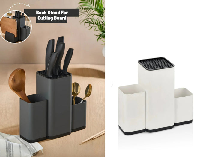 Large Cutlery Drainer with 3 Compartments