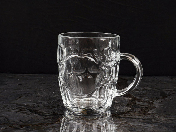 Large Glass Mug 55 CL X2