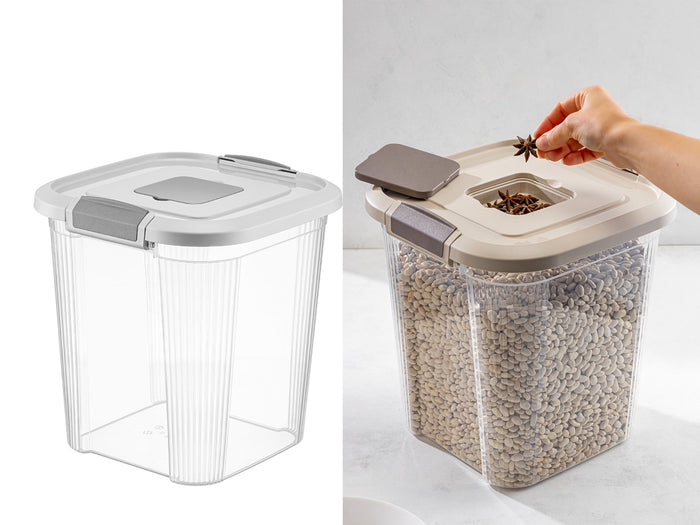 Square Plastic Royal Box 12 Lt with Anti Weevils Box