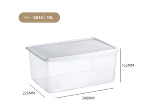 Clear Hermetic Food Preservation Box 10 lt