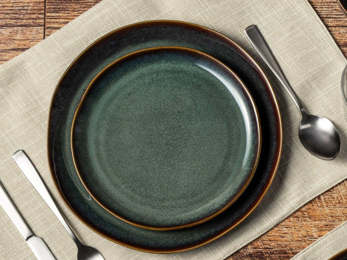 Dosthoff "Ocean Green" Glazed Side Plate 21.5 cm