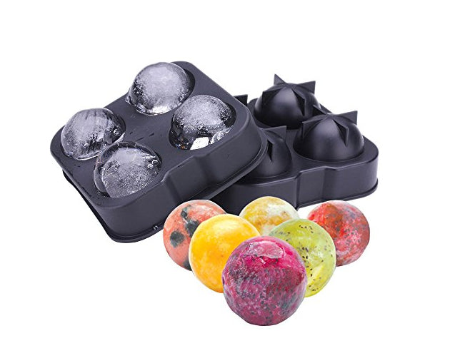 Silicone Ice Sphere Mold with 4 cavities