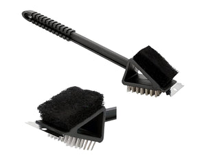 3 in 1 Grill Brush with Long Handle