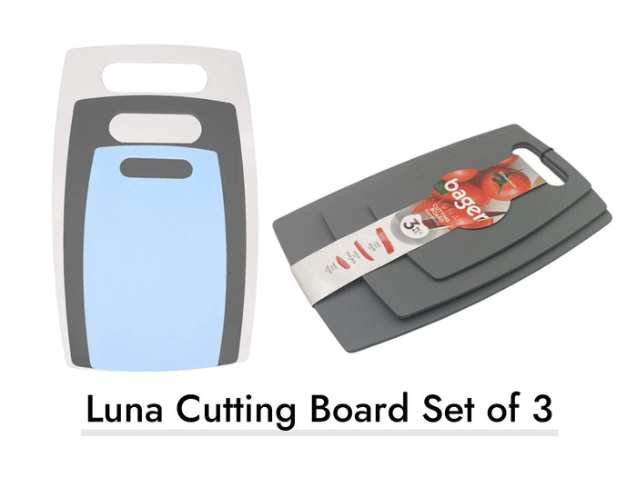 Luna Plastic Cutting Boards Set of 3
