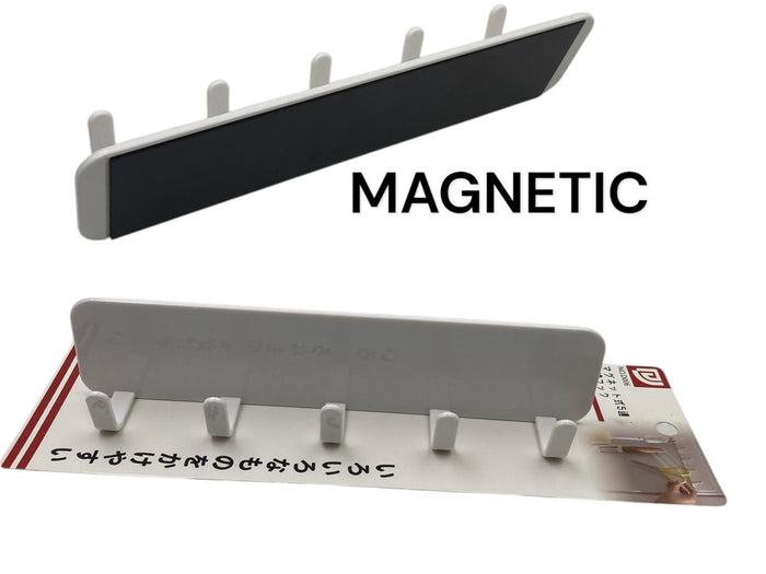 Magnetic 5 hooks hanger