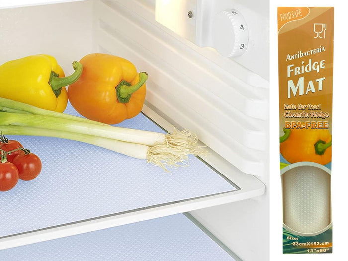 Antibacterial Transparent Fridge Mat 33 x 152  cm