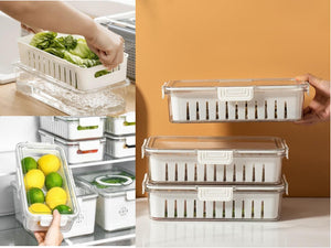 High Quality Transparent Food Storage Container Strainer