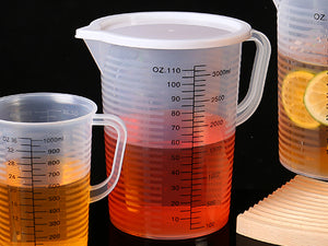 High Quality Plastic Measuring Cup w Cover 3000 ml