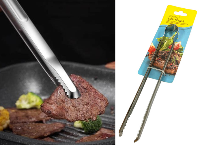 Ergonomic Stainless Steel Food Tong 23 cm