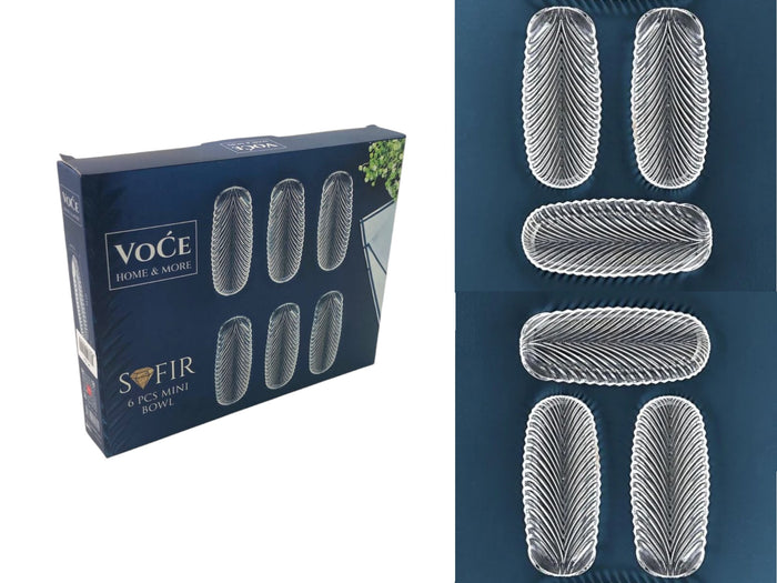 Acrylic Mini Safir Bowl Set 6 Pieces