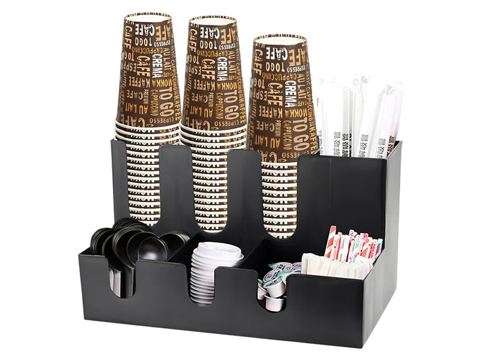 Multi Compartments Cup and Lid Holder