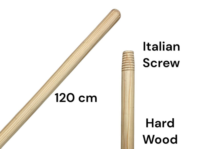 Hard Wood Broom Stick 120 cm