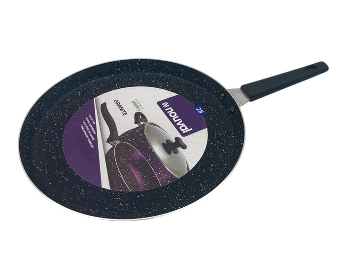 Black Granite Nouval Crepe Pan 28 cm