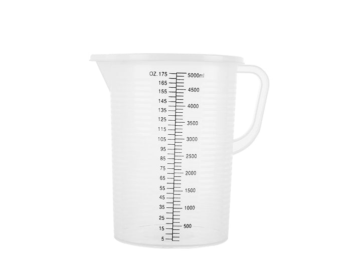 High Quality Plastic Measuring Cup w Cover 5000 ml