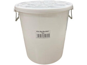 Food Safe Round Bin 65L With Cover