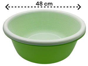 Set of extra large strainer with bowl 48 cm - 23L